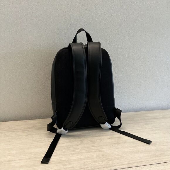 Michael Kors Signature EVERETT BLACK FRONT POCKET LARGE BACKPACK BAG UNISEX NEW - Picture 4 of 12